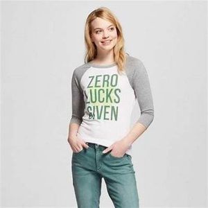 Modern Lux “Zero Lucks Given” St Paddy’s Day Tee